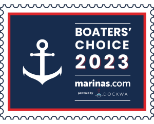 marinas.com boaters choice award recipient badge