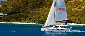 sailboat in water in british virgin islands